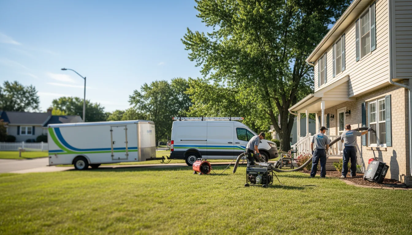 Flooded Basement Restoration And Cleanup With Repair in Royalton, MN near me